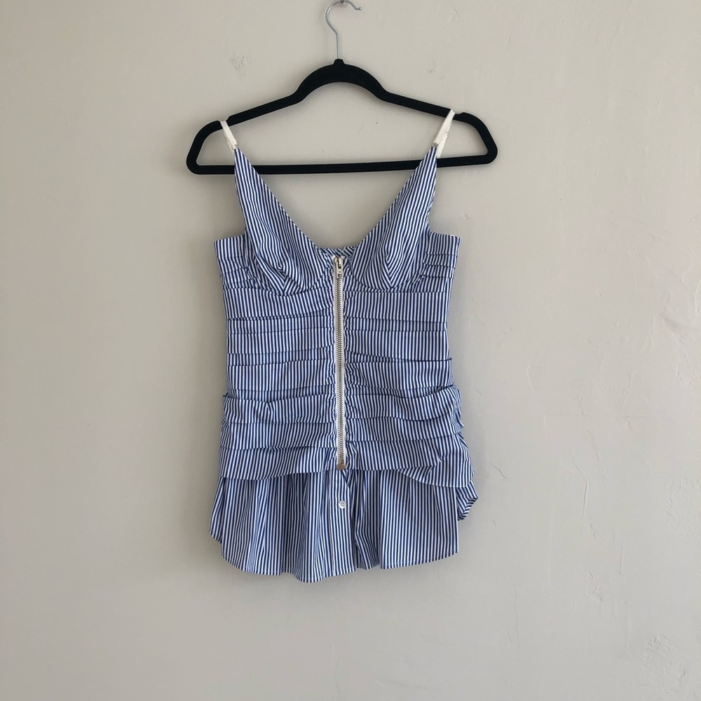 Alexander Wang Ruched Zip Front Cami - Picture 5 of 7